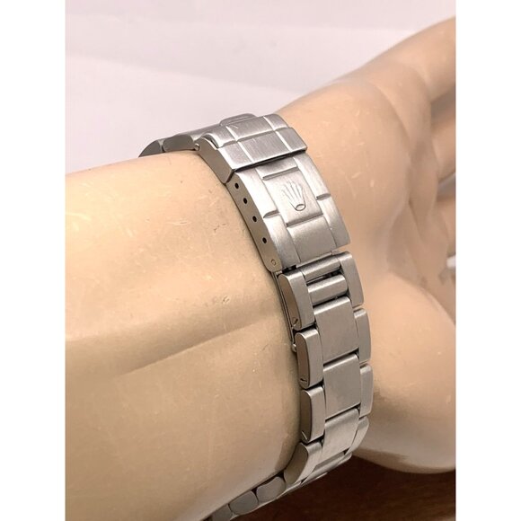 Rolex Men's Watch Explorer II 16570 GMT Swiss Automatic Black Dial Silver Steel - Picture 10 of 14